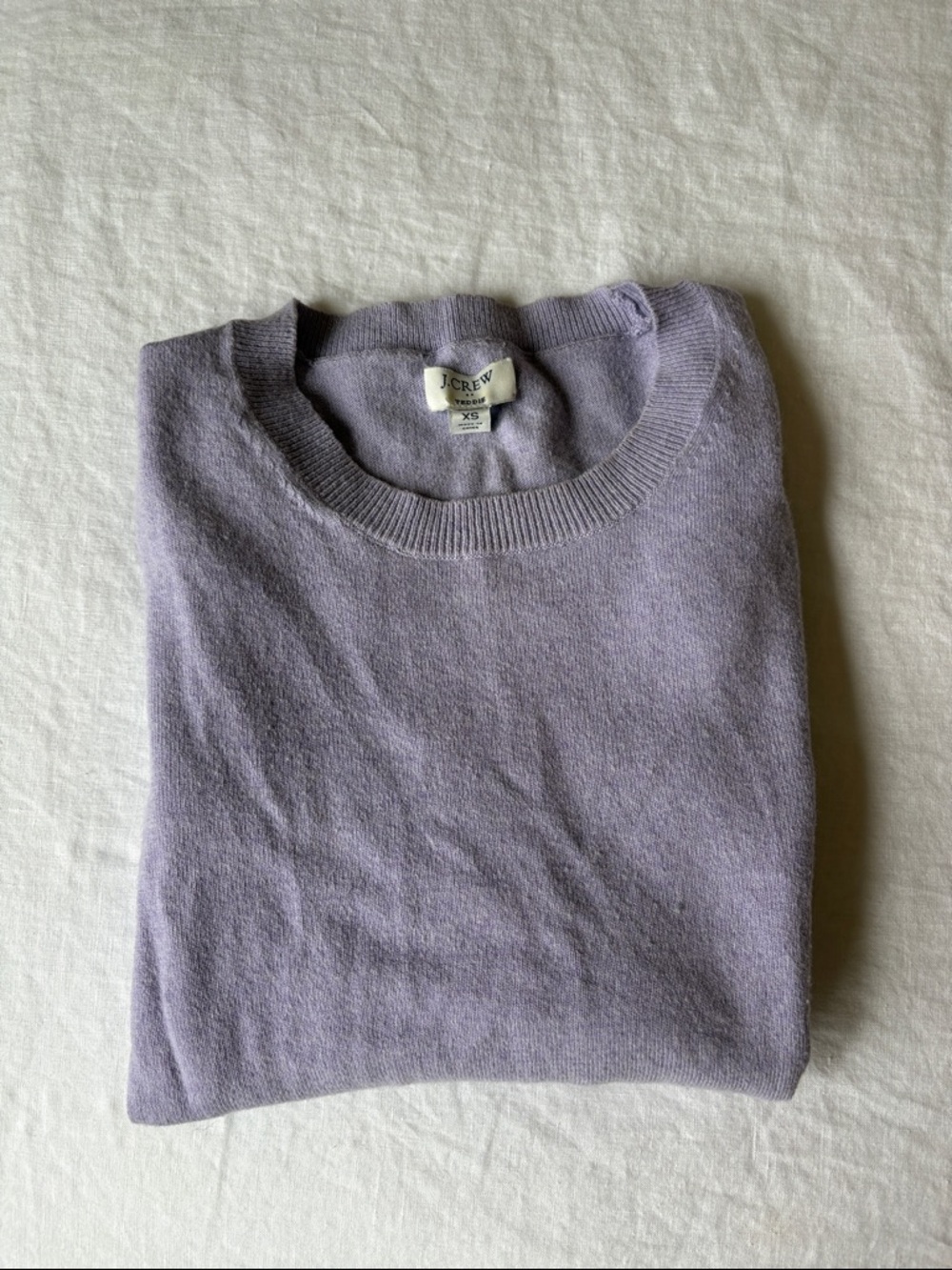 J. Crew Lavender Crewneck Sweater